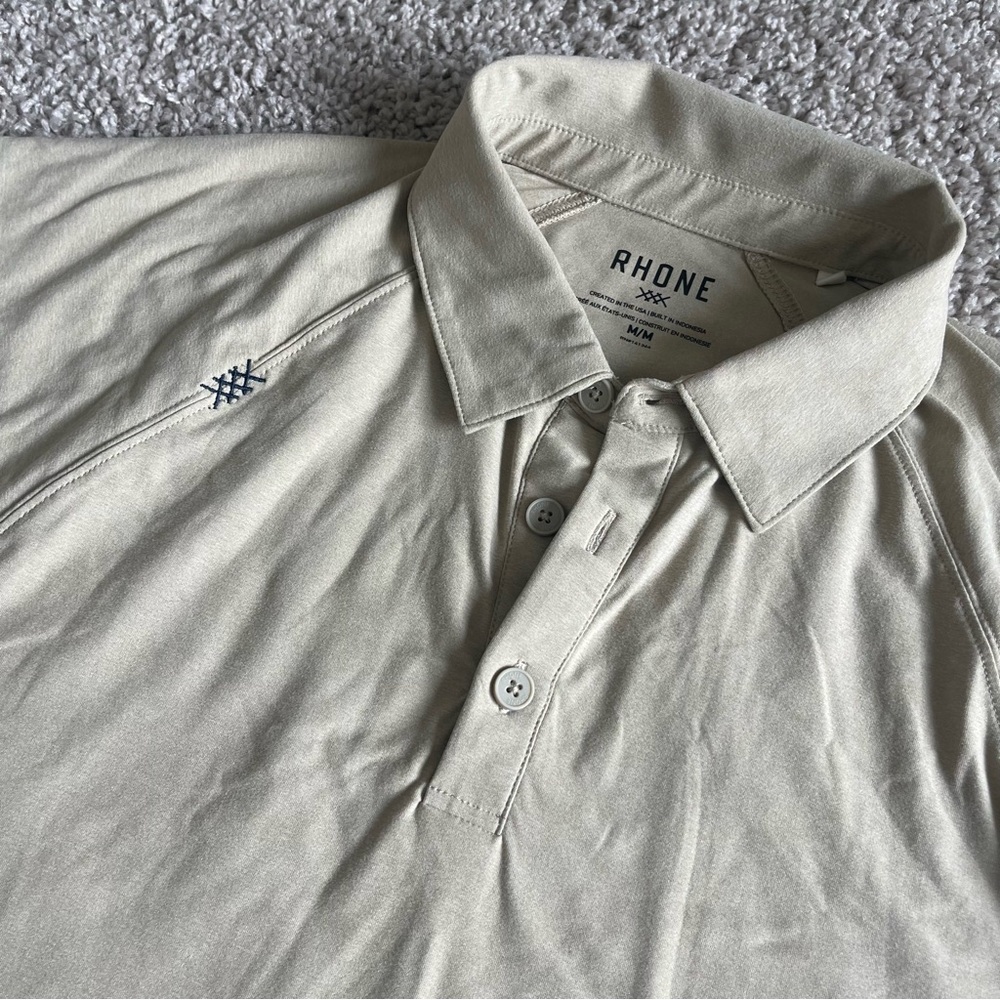 Rhone Stretch Short Sleeve Golf Jersey Polo Shirt